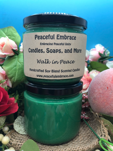 Walk in Peace Candle