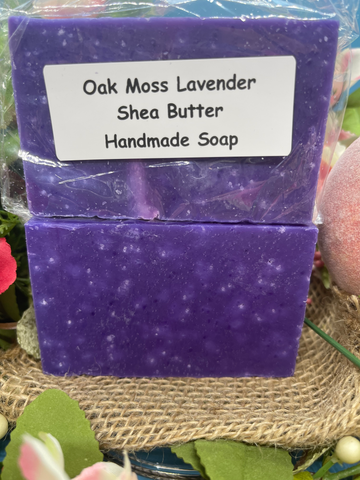 Oak Moss Lavender Shea Butter Soap
